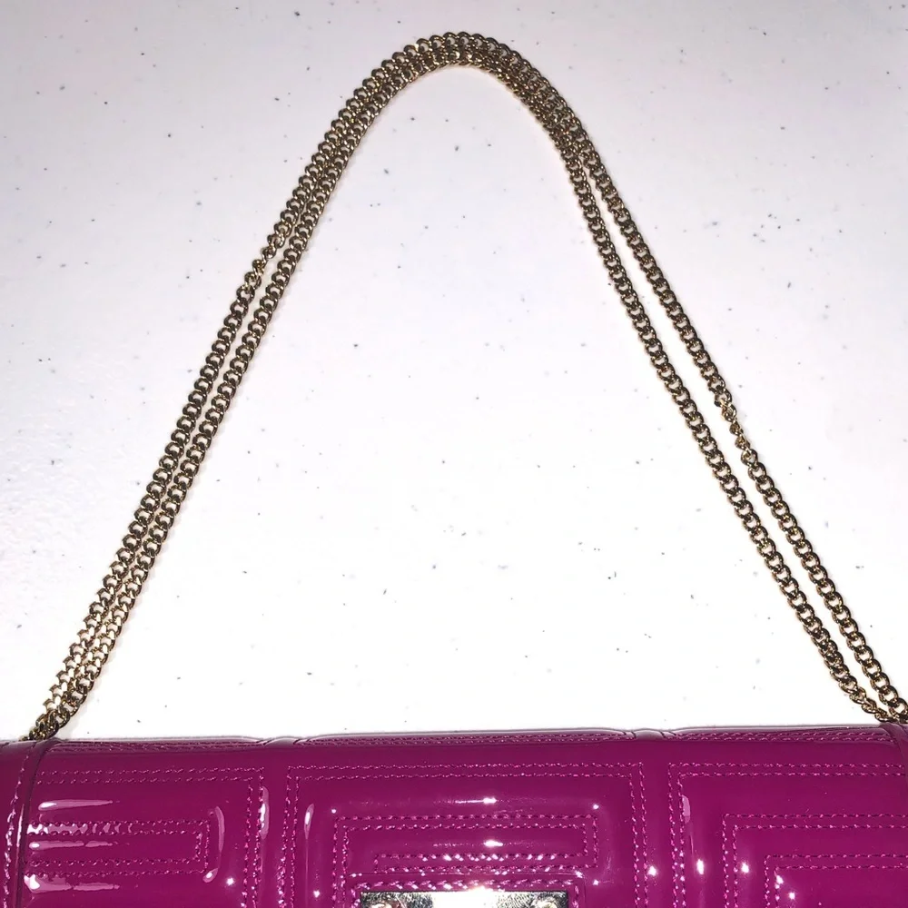 Gianni Versace Classy Continental Wallet Patent Leather